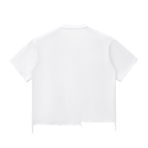 GG Allin Hated in the Nation inspired Snow Wash Raw-Hem Boxy T-shirt